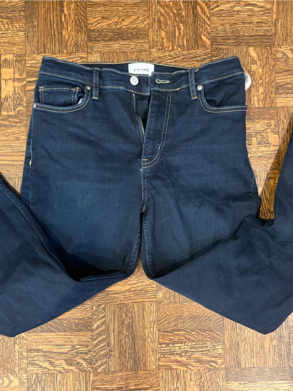 FRAME Le High Flare Jeans Parkway Dark Wash Size 29